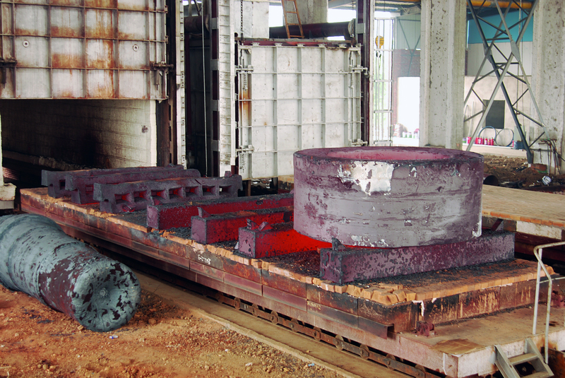 A precision-machined steel gear showing a clean, uniform surface after the heat treatment process.